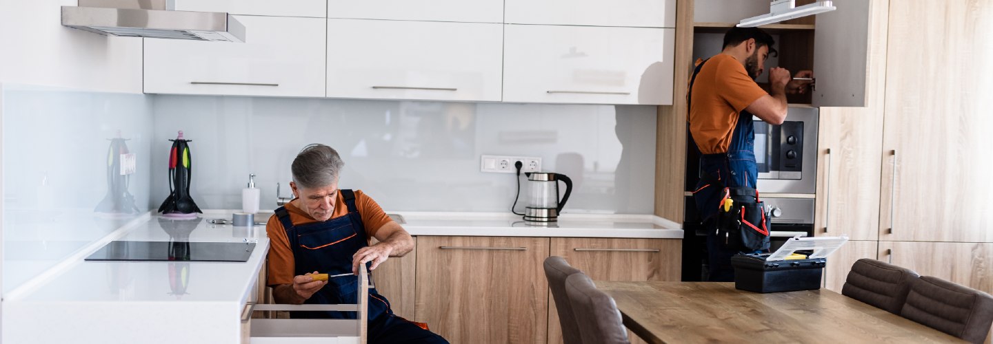 Tasker performing a Kitchen Renovation job.